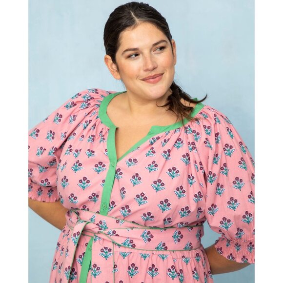 Printfresh NWT x Pencil & Paper Co Vineyard Walks Dress in Triple Crown sz Large - Picture 2 of 10